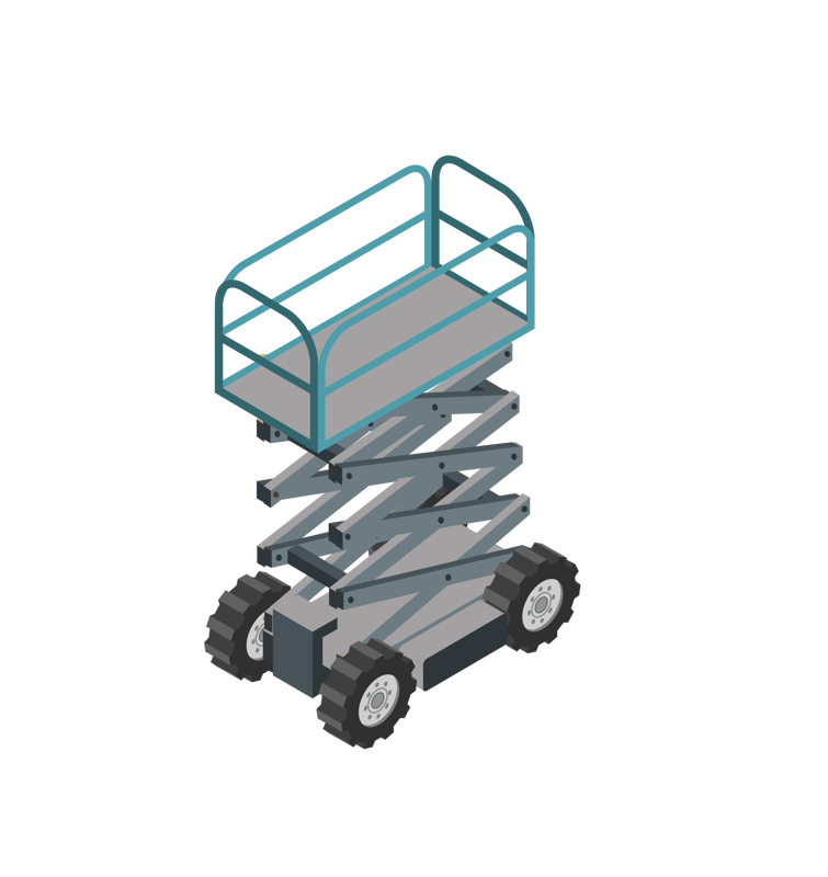 Illustration af sakselift