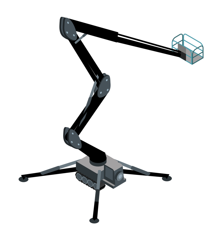 Illustration af edderkoplift